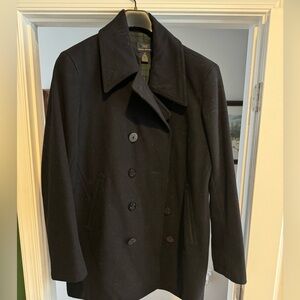 Blue Brooks Brothers Pea Coat